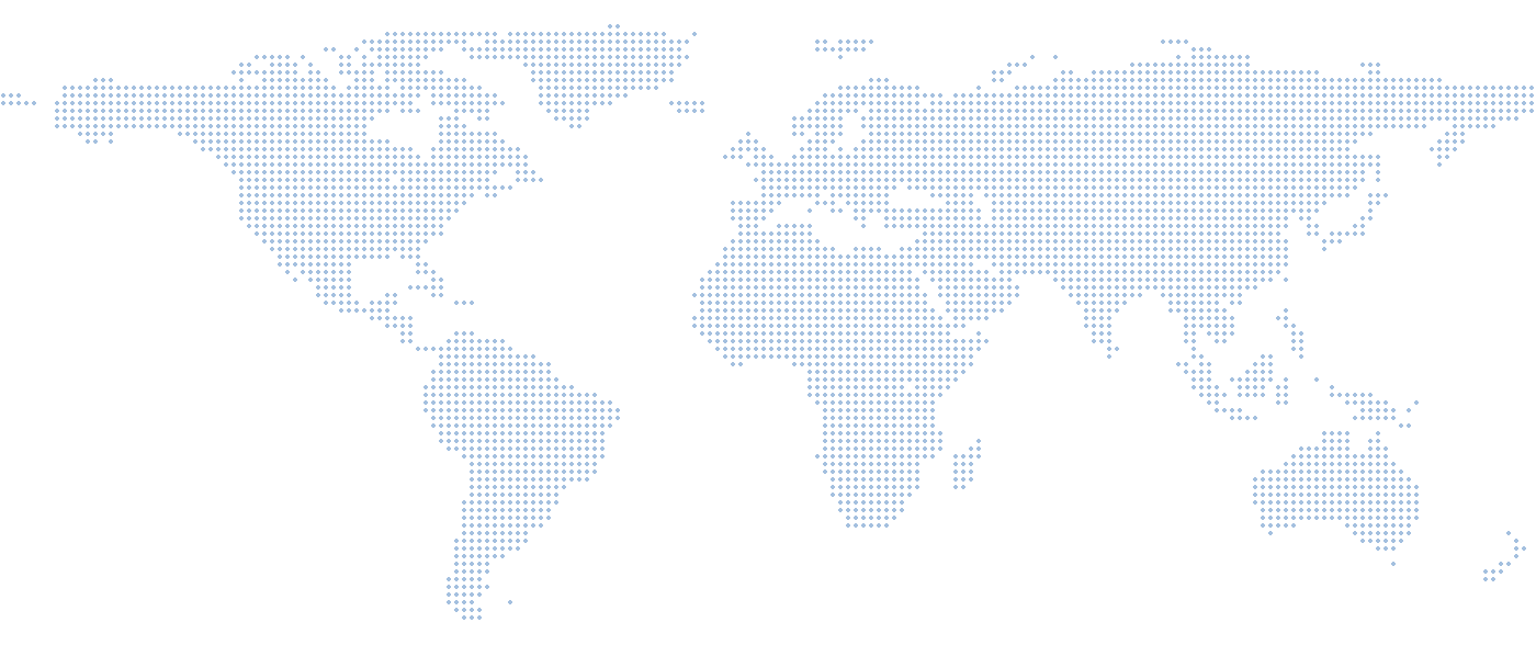 Dot-matrix world map